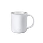 ショッピングハリオ ハリオ CMG-350-W セラミックコーティング 真空二重保温マグ 350ml ホワイト HARIO
