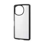 エレコム PM-S252TSLFCBK  AQUOS R10(SH-51F) ケース カバー 透明  衝撃吸収 ハイブリッド 軽量 薄型 ブラック ELECOM