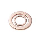 エレコム P-STRMKGSPN ピンクゴールド ラインストーン スマホリング マグネット マグセーフ 耐荷重800g 落下防止