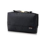 エレコム ポーチ バッグインバッグ アクセサリ ガジェット収納 6つの仕切りポケット付き CORDURA1000(撥水 高耐久) ブラック
