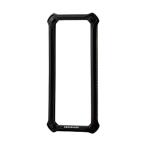 エレコム スマートフォン用シリコンバンパー マルチ対応 AndroidiPhone ZEROSHOCK Lサイズ ブラック P-SBZ05BK