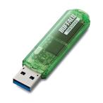 バッファロー USB3.0対応 USBメモリ スタンダードモデル 64GB グリーン RUF3-C64GA-GR