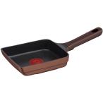 ショッピングチタン ティファール G61518 モカ IHチタン・エクセレンス エッグロースター 玉子焼き器 14×18cm IH ガス火対応 T-fal