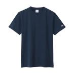 ショッピングチャンピオン tシャツ チャンピオン Tシャツ 半袖 丸首 綿100% COTTON USA ショートスリーブポケットTシャツ ベーシック C3-X357 メンズ ネイビー L