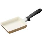 ショッピングKYOCERA 京セラ CF-EC-WBG ベージュ 13×18cm 玉子焼き IH ガス 対応 セラブリッド PFAS フッ素 不使用 セラミック