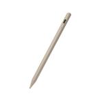 ショッピングタッチペン エレコム タッチぺン スタイラスペン iPad iPhone Android USB-C充電 汎用タッチペン グレージュ P-TPACST04GB