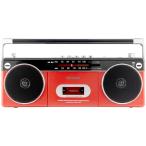 アイワ ラジカセ audio -G RCP2 カセットテープ プレーヤー レッド GAA4-RCP0002 RD