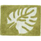  подарок Индия коврик монстера зеленый земля * рисунок белый IDM2003-G