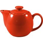 【並行輸入品】Omniware分量Teaz Caf〓 SimplyレッドStoneware 14オンスTeapot with Infuser O