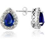 スターリングシルバー合成宝石&am...