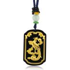 天然ネフライト翡翠ネックレスペンダ...