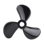 [ параллель импортные товары ]Outboard Boat Propeller, RC Ship Propeller, Black 1pair 3 Blades