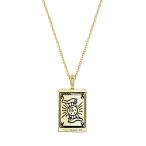 ショッピングMAGICIAN 【並行輸入品】J'ADMIRE 14K Gold Plated Sterling Silver Tarot Card The Magician