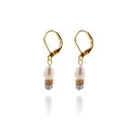 クラシックドロップイヤリングパール...