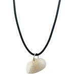 天然シェルネックレスペンダントイミ...