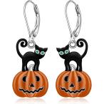 ハロウィンピアスレディースパンプキ...