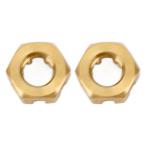 [ параллель импортные товары ]2Pcs Boat Outboard Propeller Nut High Strength Easy Installation