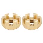 [ параллель импортные товары ]Outboard Propeller Metal Nut 2pcs Boat Outboard Propeller Nut Hi
