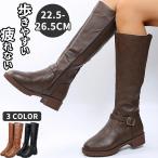 ショッピング細身 ロングブーツ レディース 疲れない ブーツ 歩きやすい 幅広 甲高 ローヒール ぺたんこ おしゃれ 細身 スマート スリム ジョッキーブーツ ジョッキー 冬 靴 合皮