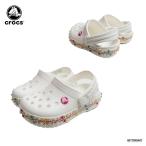 サボ キッズ サンダル クロックス CROCS クロッグ ガールズ トドラー ビーズ 13-17.5cm