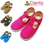 キッズ スニーカー シエンタ Cienta ハリウッドセレブのキッズ達も愛用中 キャンバス Tストラップシューズ ジュニア