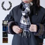ショッピングDays マフラー ユニセックス フレッドペリー ウール チェック C8137 LAMBSWOOL TARTAN SCARF【国内正規品】 FRED PERRY