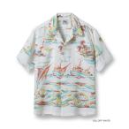 アロハシャツ メンズ サンサーフ ハワイアンシャツ スペシャルエディション DUKE KAHANAMOKU SPECIAL EDITION ”FISHING BOAT” (SHORT SLEEVE)   SUN SURF