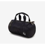 フレッドペリー ミニバレルバッグ ボストンバッグ ショルダー ユニセックス エイミーワインハウス FRED PERRY AMY MINI SATIN BARREL BAG 【国内正規品】L9265