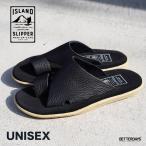 トングサンダル ビーチサンダル メンズ アイランドスリッパ LEATHER BLACK 25-29cm 【国内正規品】 ISLAND SLIPPER PTS704BH