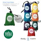 【WHOLE FOODS】チコバッグ コラボ 折りたたみ エコバックカラビナ付き ◆ タテ約38cm × ヨコ約45cm