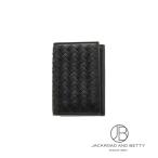 ボッテガ・ヴェネタ BOTTEGA VENETA イントレチャート 三つ折り ウォレット ブラック 黒 515385 V3UN2 1295 新品 バッグ/財布/小物
