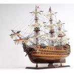 帆船模型 完成品 木製 イギリス海軍 軍艦 HMS Victory ヴィクトリー ネルソン提督 全長 74cm 29インチ