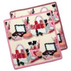 フェイラー ハンカチ ハンドタオル  Bella コスメ柄 25cm