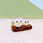  стекло умение ....2 человек bench ( розовый ) миниатюра смешанные товары украшение мелкие вещи .