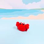 ガラス細工　カニ（Ｍ）ミニチュア　雑貨　置物　小物