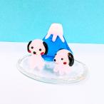  стекло умение 12 главный гора Фудзи пара (L).( синий ) миниатюра украшение . главный ..