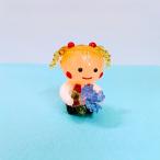  стекло умение девочка . лаванда миниатюра украшение 