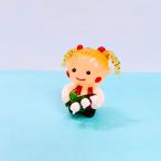  стекло умение девочка . ландыш миниатюра украшение 