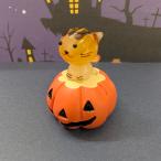  стекло умение чай тигр кошка . тыква (L) миниатюра украшение Halloween кошка 