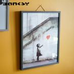 アート バンクシー Banksy Red Balloon IBA-61736 絵画 アートフレーム 風刺画 ストリートアート