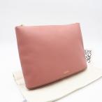 *3 дней в течение возможен возврат товара * превосходный товар LOEWE Loewe кожа ob длинный сумка Q730C63X01 клатч розовый кожа 