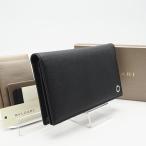 ★3日以内返品可★ 美品 BVLGARI ブルガリ ブルガリ ブルガリ マン 二つ折り長財布 30398 長財布 ブラック