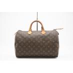 ★３日以内返品可★ LOUIS VUITTON ルイ ヴィトン M41524 モノグラム スピーディ35 ブラウン バッグ