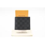 ★3日以内返品可★ LOUIS VUITTON ルイ ヴィトン N60053 ダミエ グラフィット ポルトフォイユ アメリゴ NM グレー ブラック 財布