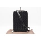 ☆安心の3大保証☆ ABランク ≪BOTTEGA VENETA ボッテガ ヴェネタ /ショルダーバッグ≫ 596730 イントレチャート クロスボディバッグ ブラック