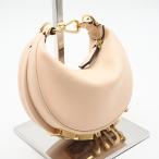 ★3日以内返品可★ FENDI フェンディ 7AS089 ナノ フェンディグラフィ ピンクレザー チャーム ピンク ゴールド ポーチ 極美品