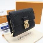 ショッピングルイ･ヴィトン ★3日以内返品可★ LOUIS VUITTON ルイ ヴィトン M80880 アンプラント ポルトフォイユ メティス コンパクト ノワール 三つ折り財布 美品