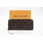 ☆安心の3大保証☆ Bランク ≪LOUIS VUITTON ルイ ヴィトン/ジッピーウォレット≫ M61298 モノグラム ポルトフォイユ クレマンス ローズバレリーヌ
