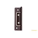 2枚入 BIDOOR(ビドー)  BF-83 鉄 フラッシュ丁番 GB (木ネジ付) 64mm 【即納】