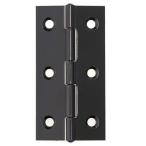 50枚入 PALHARD  鉄薄口蝶番 黒塗 (ビス無) 76mm